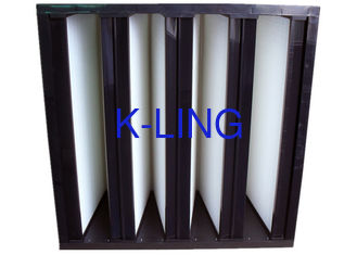 Filtro dell'aria industriale della vetroresina di filtri dell'aria delle cellule secondarie di V con la struttura della plastica dell'ABS