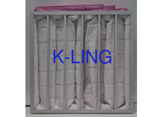 Filtro dell'aria della tasca del ³ /H di Ahu 3500m del poliestere/filtro a sacco F7 ad efficienza F9
