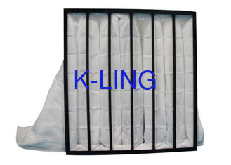 Struttura di plastica di filtro dell'aria bianco della tasca con non i tessuti