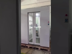 Salvi di energia 380V tunnel doccia d'aria con illuminazione a LED e controllo PLC lampada UV