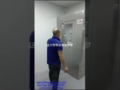 Doccia d'aria per camera bianca industriale farmaceutica Classe 100 con ugelli in acciaio inossidabile