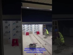 Doccia ad aria a porta rotante veloce per fabbricazione industriale