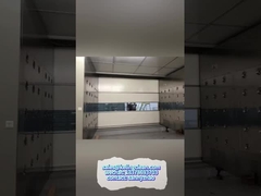 Stanza pulita dell'acquazzone di aria della porta di rotolamento veloce del PVC con colore blu bianco/rosso