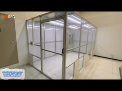 Flusso d'aria verticale mobile SoftWall Clean Room 304 Cleanroom in acciaio inossidabile