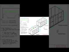Soluzioni modulari personalizzate per camere bianche/softwall per camere bianche per l'industria