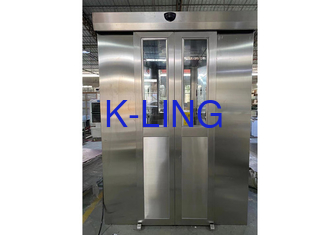 Sistema di controllo PLC in acciaio inossidabile doccia aria in camera pulita velocità dell'aria 20-25 M/S