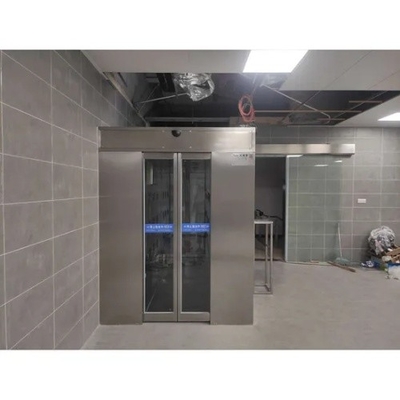 Doccia d'aria in camera pulita Configurazione del ventilatore dedicato e alimentazione 220V/50Hz per la purificazione dell'aria in camera pulita