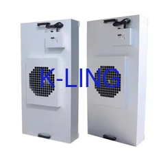 Unità di filtro per ventilatori di purificazione di classe 100-1000 in acciaio e argento rivestiti in polvere per una massima efficienza