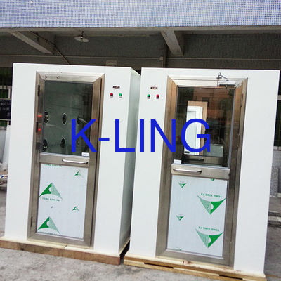 Capacità Doccia d'aria in acciaio inossidabile con pulsante di arresto di emergenza 1-2 persone Capacità 50Hz/60Hz Frequenza