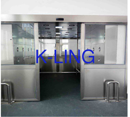 Galleria di doccia d'aria in acciaio inossidabile realizzata in materiale SUS304 T da 1,0 mm per una contaminazione controllata nelle stanze pulite industriali