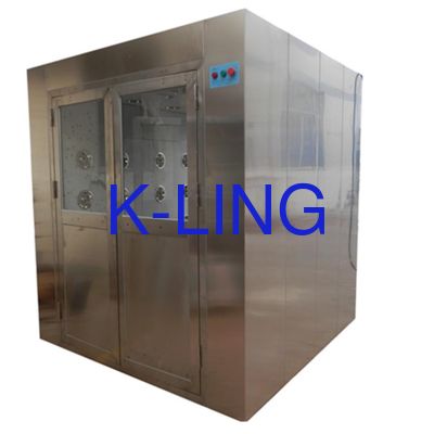 Modulo Assemble Tipo doccia d'aria in acciaio inossidabile con filtro HEPA mini-plegato H13 e pulsante di arresto di emergenza