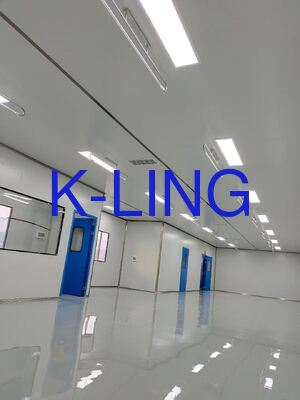 Sala pulita modulare con livello di rumore inferiore a 65 dB e luce di depurazione superiore a 300 lux per le norme di classe 1000/ISO5/ISO6/ISO7