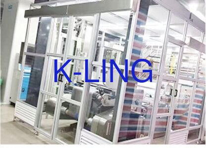 Epoxy Floor Laminar Flow Booth Assicurando ambiente di stanza pulita privo di polvere Perfetto per i processi di prova e controllo di assemblaggio
