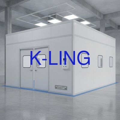 Materiale per pavimenti in PVC Sala pulita a pareti rigide Soluzioni di sala pulita modulare riconfigurabile per ambienti controllati