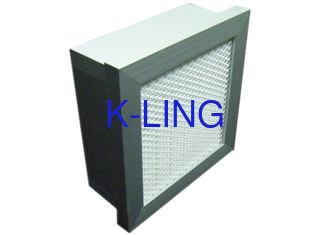 Mini purificatore dell'aria del filtrante di Hepa di media della fibra di vetro della piega, alta efficienza H10 - H14