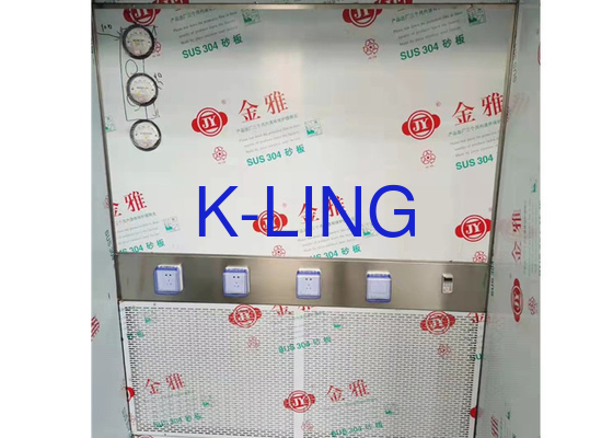 PLC controllato in acciaio inossidabile cabina di distribuzione capacità personalizzata colore argento