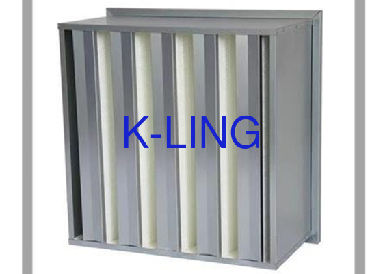 Efficienza V filtro dell'aria con perline di fusione Holt Spacer EVA Gasket Fibre Media di vetro