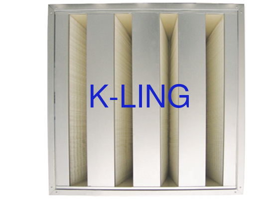 Efficienza V filtro dell'aria con perline di fusione Holt Spacer EVA Gasket Fibre Media di vetro