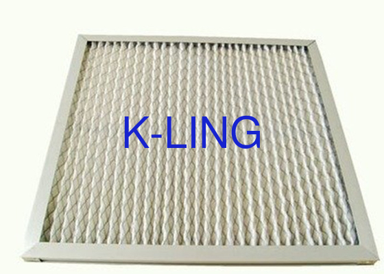 Sistema di ventilazione Filtri d'aria a pannelli a piatto con porosità 5um ed efficienza MERV 8