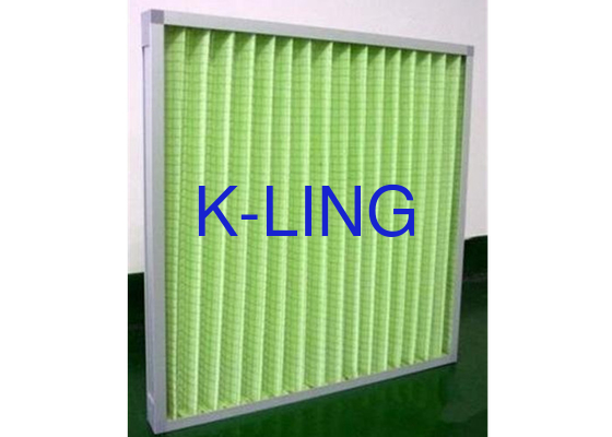 Filtro d'aria a pannello plisato di grado pre-filtro con reti di protezione galvanizzate