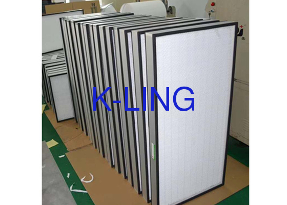 Mini filtro dell'aria a piegatura con 99,9995% di efficienza Dimensione e telaio personalizzati