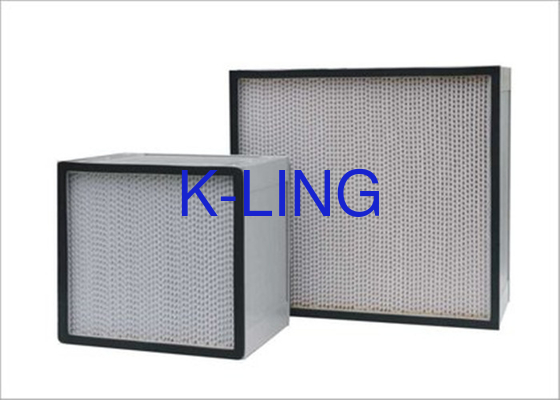 Filtro d'aria ULPA in fibra di vetro con efficienza del 99,9995% per l'installazione del tappo