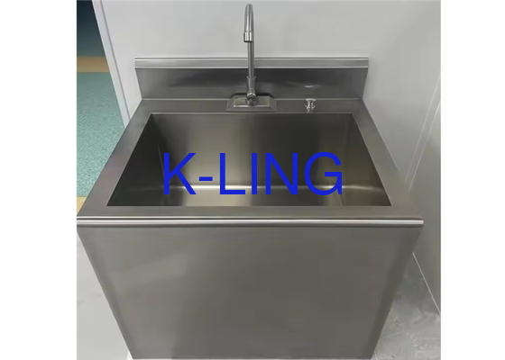 Spessore in acciaio inossidabile da 1-1,2 mm Personalizzato Mani libere Lavabo bianco / grigio