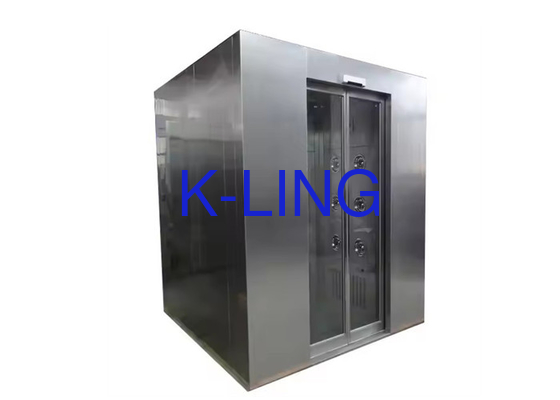 220V/50Hz Fornitura di alimentazione Tipo personalizzato Doccia d'aria a flusso d'aria con porta scorrevole automatica