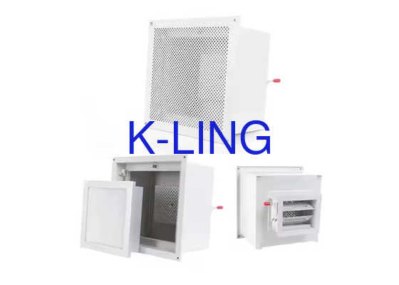 Box terminale HEPA filtro personalizzato con 200CFM flusso d'aria e DOP Port
