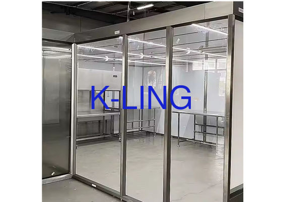 Cornice in acciaio inossidabile con muro morbido Sala pulita