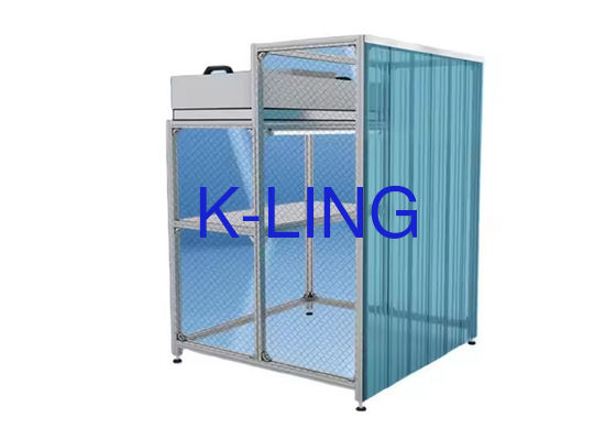 Classe 100-100000 Camera pulita a parete morbida con filtro HEPA H14 a telaio personalizzato