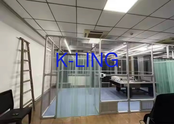 4.0m*2.0m*2.2m Modulare Clean Booth Con 99,99% di efficienza Sistema di filtrazione HEPA