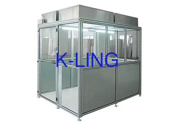 Booth di pulizia mobile / capannone di pulizia con pressione dell'aria ± 20Pa Tutte le dimensioni e i tipi personalizzabili