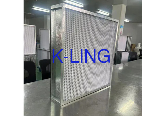 Filtro ULPA Hepa con telaio in lega di alluminio e fibra di vetro 10 kg di peso
