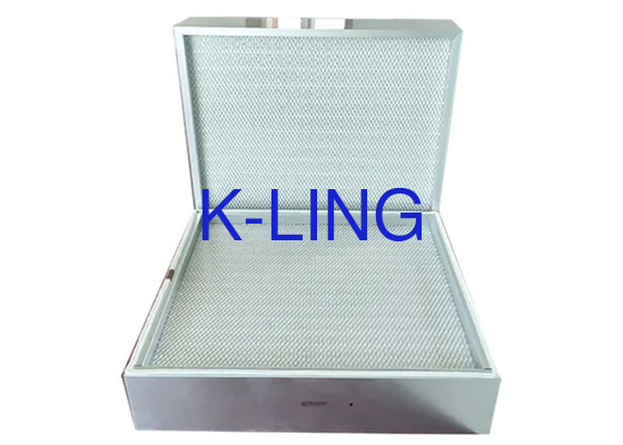 U15 Efficienza Filtro d'aria piatto in fibra di vetro Mini Hepa Ulpa Hot Melt Seal