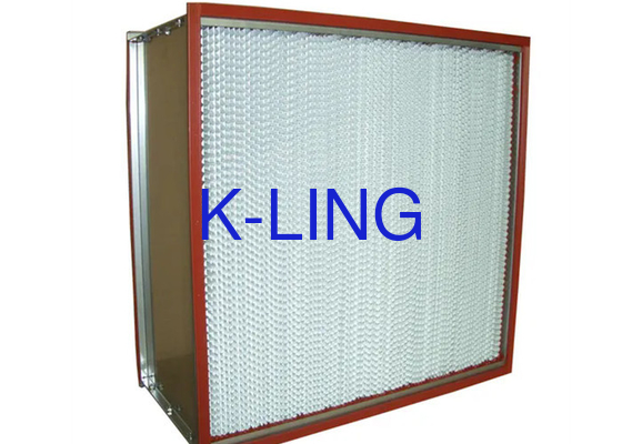 Filtro HEPA 99,995% 0.3um Filtro aria HEPA con sigillo adesivo AB e resistenza alle alte temperature