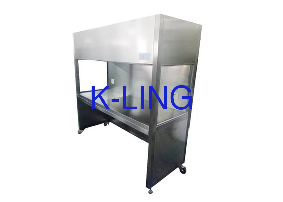 Panchina di flusso laminare personalizzabile con basamento alto 650 mm e dimensione 2600x2400 mm