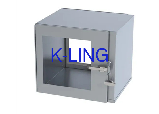 600*600*600mm Zona di lavoro interna Casella di accesso al bagno pulito con sollevamento e atterraggio personalizzabili