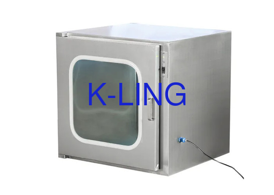 Chiavi incluse 600*600*600mm Zona di lavoro interna Casella di passaggio statico per la stanza pulita