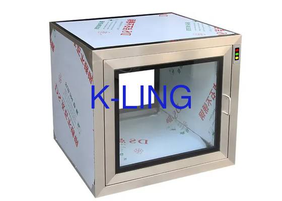 220V/50Hz Cleanroom Pass Box con processo di punzonatura e luce UV Spedizione rapida