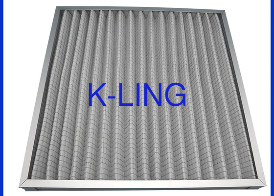 Fuoco a pannelli primari pre-filtro plissato Filtro d'aria HVAC per stanza pulita