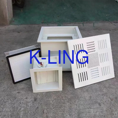 H13 Filtri HEPA di soffitto Modulo HEPA Box In Terminal Per Camera Pulita