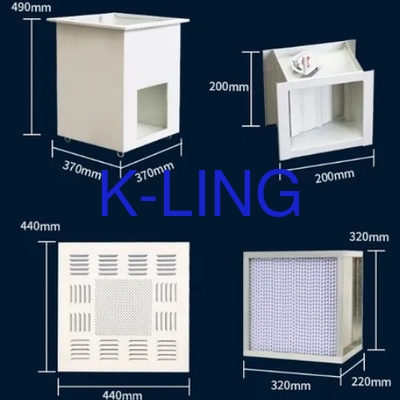 Casella di filtro terminale dimensioni esterne 1175x575x350 mm per applicazioni industriali
