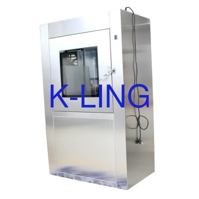 Velocità del vento più di 20 m/s Air Shower Pass Box For Clean Room Goods