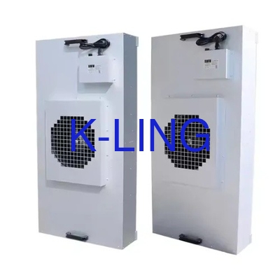 Unità di filtro per ventilatori di purificazione di classe 100-1000 in acciaio e argento rivestiti in polvere per una massima efficienza