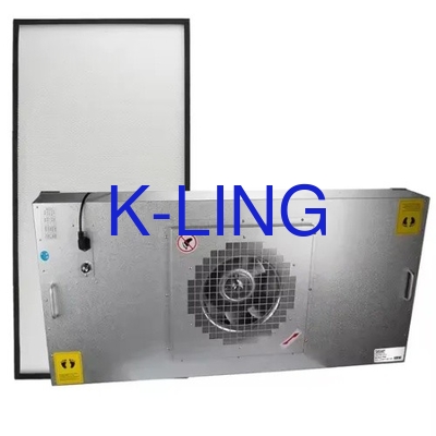 Unità di filtro per ventilatori di purificazione di classe 100-1000 in acciaio e argento rivestiti in polvere per una massima efficienza