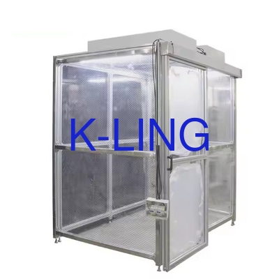 Sala pulita originale a parete morbida da GuangDong con telaio in alluminio 4000x4000x2596mm