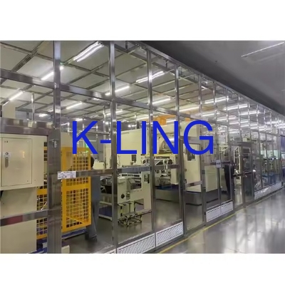 Facile da installare Softwall Clean Room Classe 10-10000 Pulizia 0,45m/s Velocità del vento