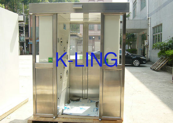 Capacità Doccia d'aria in acciaio inossidabile con pulsante di arresto di emergenza 1-2 persone Capacità 50Hz/60Hz Frequenza