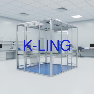 Cabina pulita modulare con pareti rigide senza polvere ISO7 adatta per laboratorio e industria